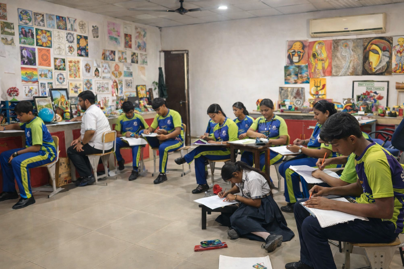 Art & Craft Club | Painting sculpting Indian handicrafts | Creative activities | Schiller Institute