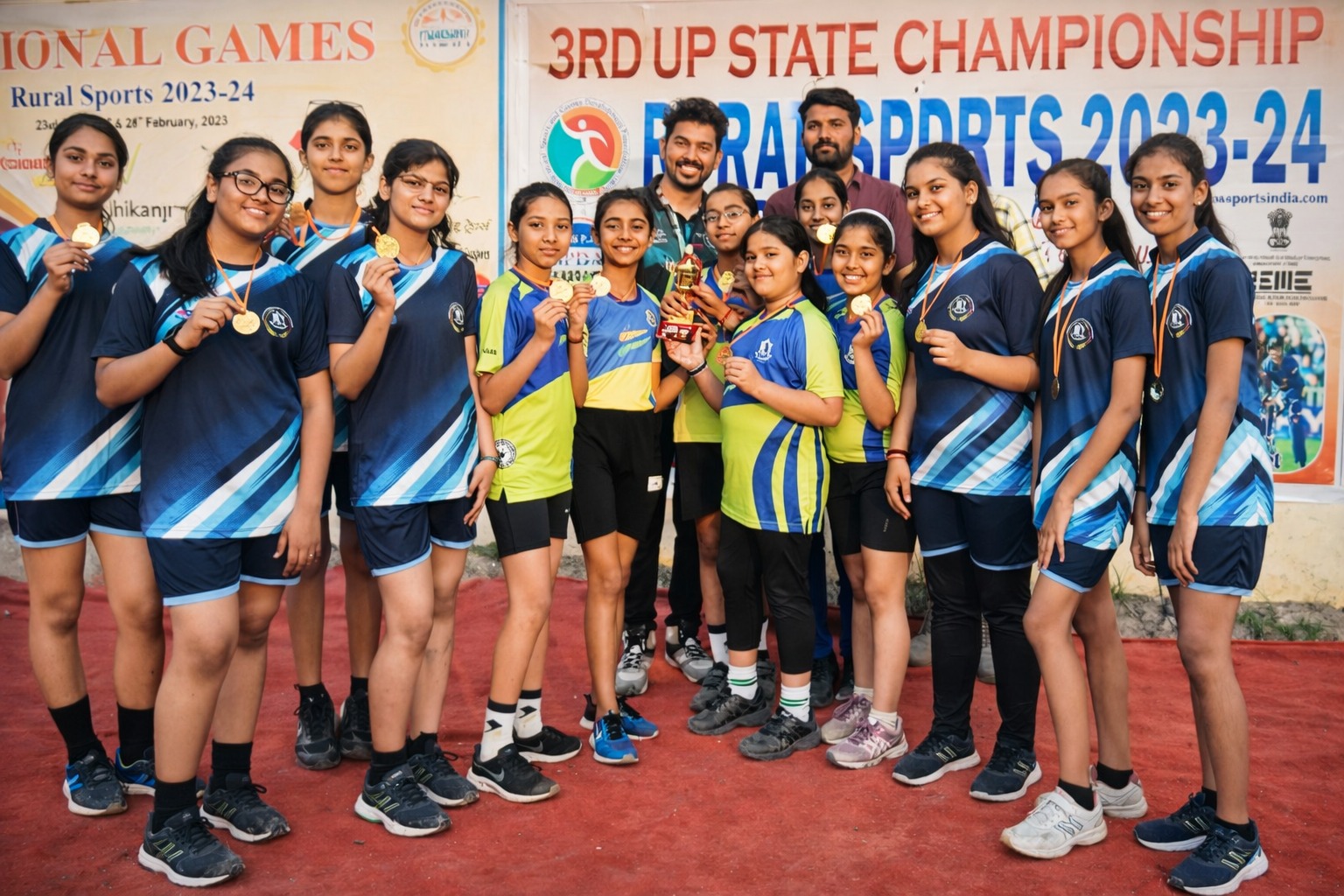 State Rural Sports gold medals U-14 U-16 categories | Schiller School